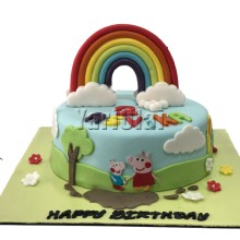 Rainbow Cake For Kids