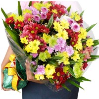 Colourful Chrysanthemum Bouquet