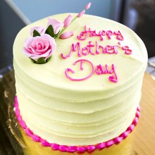 Happy Mother's Day Vanilla Cake